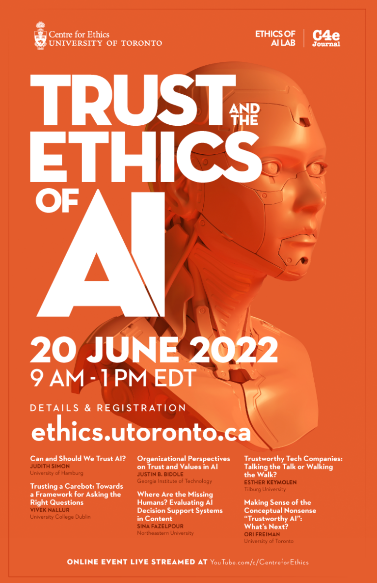 Conference: Trust and Ethics of AI